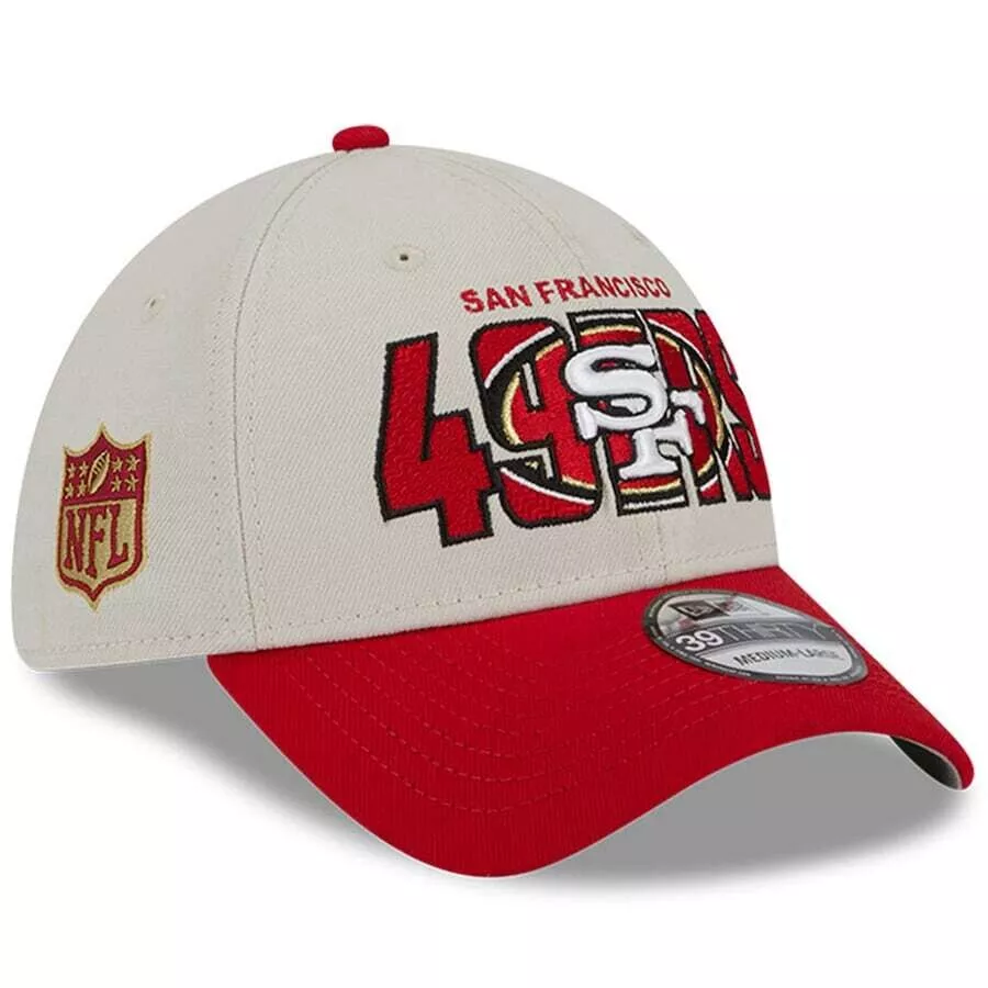San Francisco 49ers Men’s New Era Stone NFL Draft 39THIRTY Flex Hat
